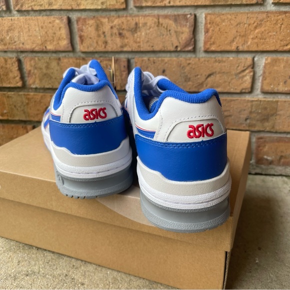 ASICS EX89 Knicks White/Blue Sneakers Sz 10.5 BNWT - Picture 5 of 6